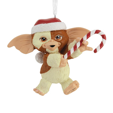 Gremlins Christmas Gizmo the Mogwai Candy Cane Ornament